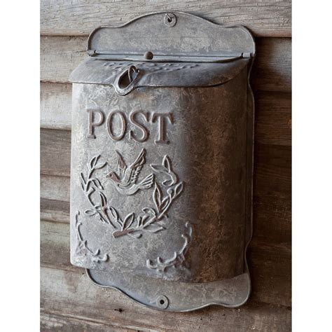 Metal Embossed Post Box 